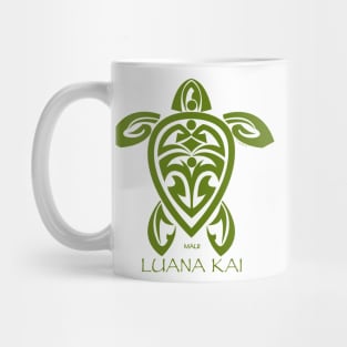 Green Tribal Turtle / Luana Kai Maui Mug